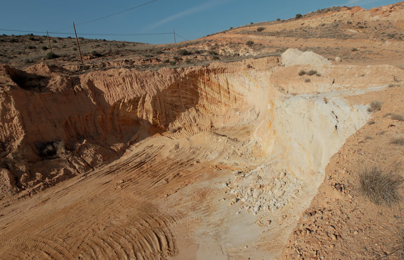 Mines de caolí d'Ariño (Teruel)