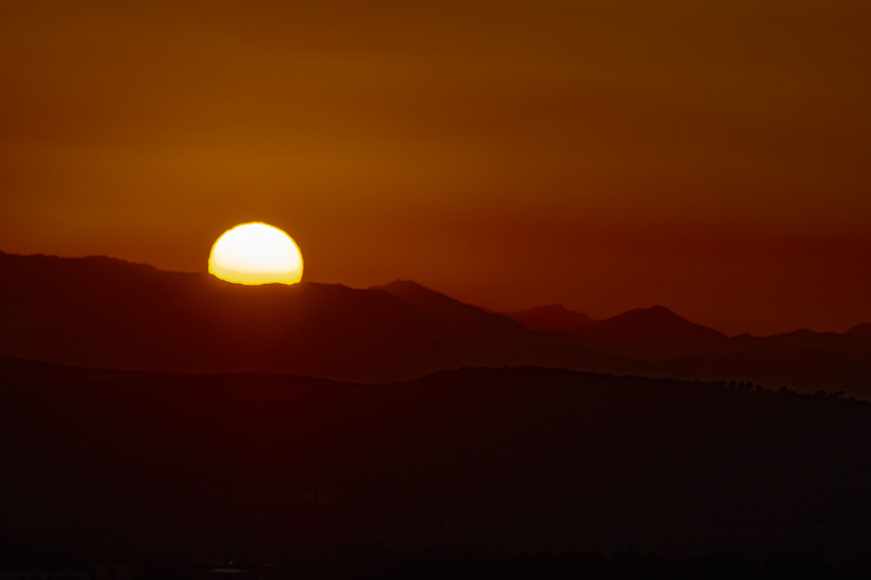 El Sol a les 20:07h