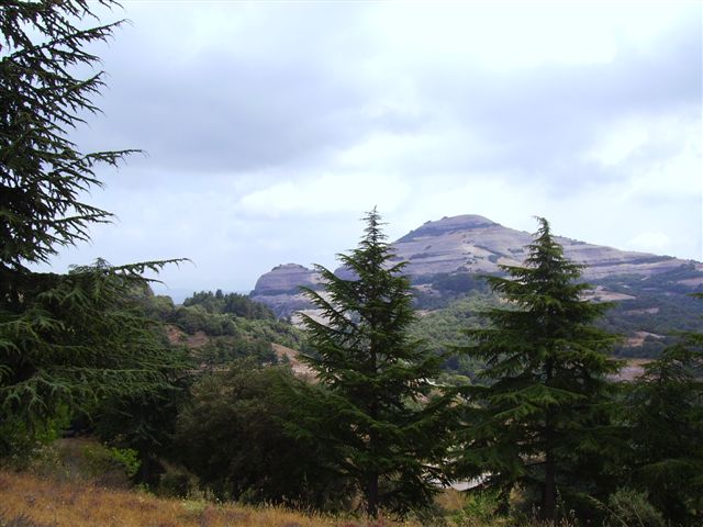 El Turó de Moncau des de La Mata