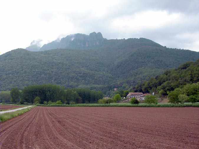 Puigsacalm i Puig dels  Llops de la Vall d'en Bas.