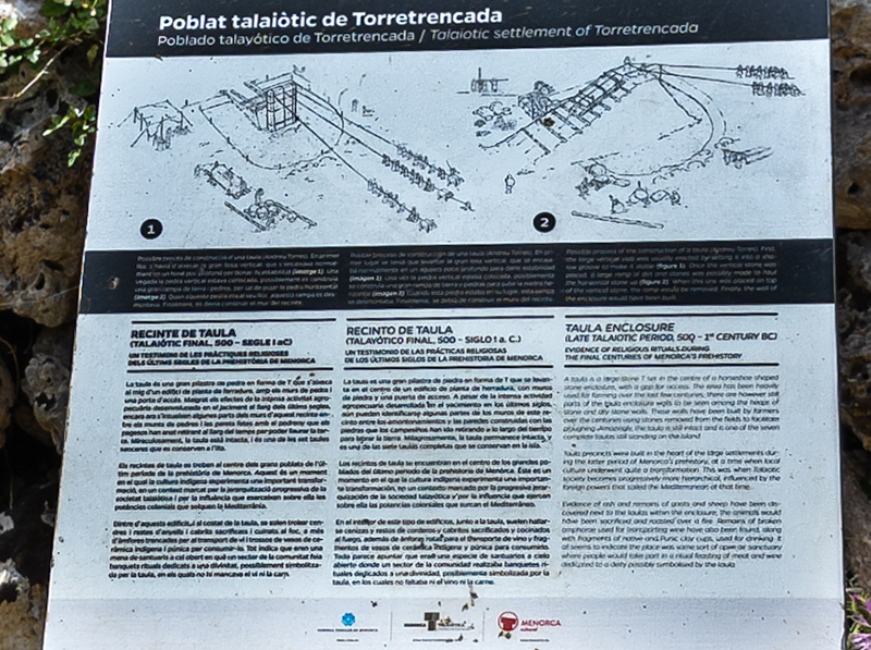 Cartell : Poblat talaiòtic de Torretrencada