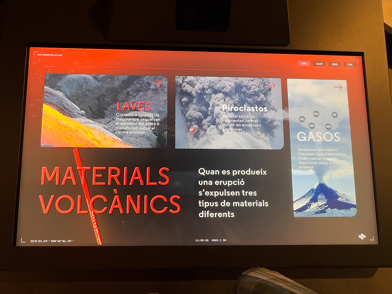 Pantalla informativa
