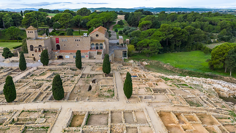 La zona de la ciutat Grega