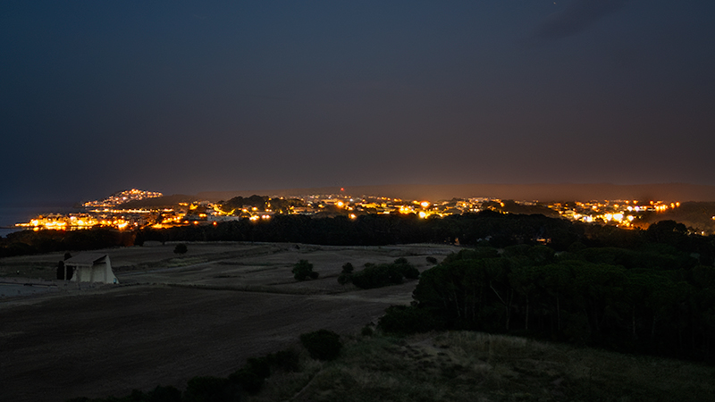 La Lluna a les 21:15h