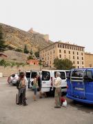 La llegada, Hotel Arabia y las murallas de Albarracín