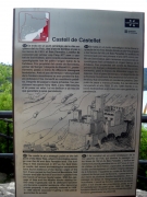 Castell de Castellet,i pantá de Foix 1 de 10