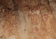 Pinturas rupestres, puntiformes y esteliformes.