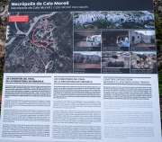 Cartell: Necròpolis de Cala Morell