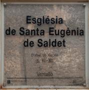 Cartell:Església de Santa Eugenia   1de6