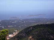 Illa s'Espartar, Illa des Bosc, Illa Cunillera vistes de Sa Talaia, Ibiza