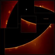 Protuberàncies solars d'aquest matí (16-09-2007)
