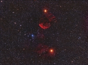 Nebuloses IC443, IC444 i Sh2-249